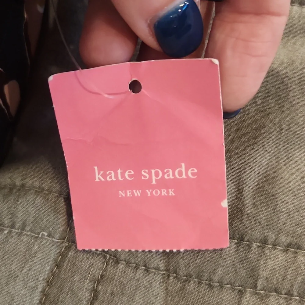 Kate Spade Black and Pink Floral Travel Bag